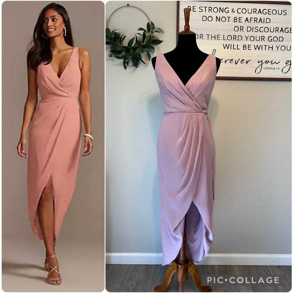 Celebrate Chic Pink Midi Dress size 4